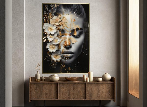 Quadro “Woman Flowers”